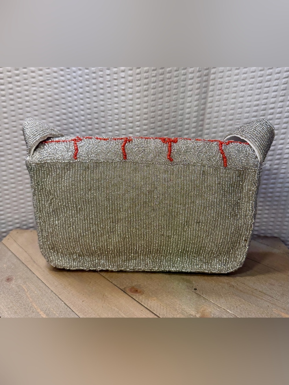 Macy’s Viral Beaded Sardines Bag in Silver and Red!! - Picture 4 of 7